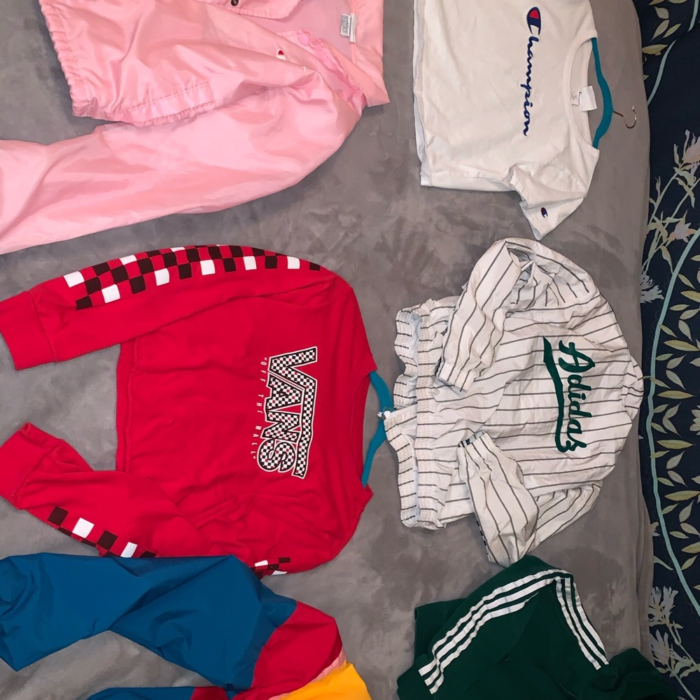 Jackets a sweater and 2 shirts